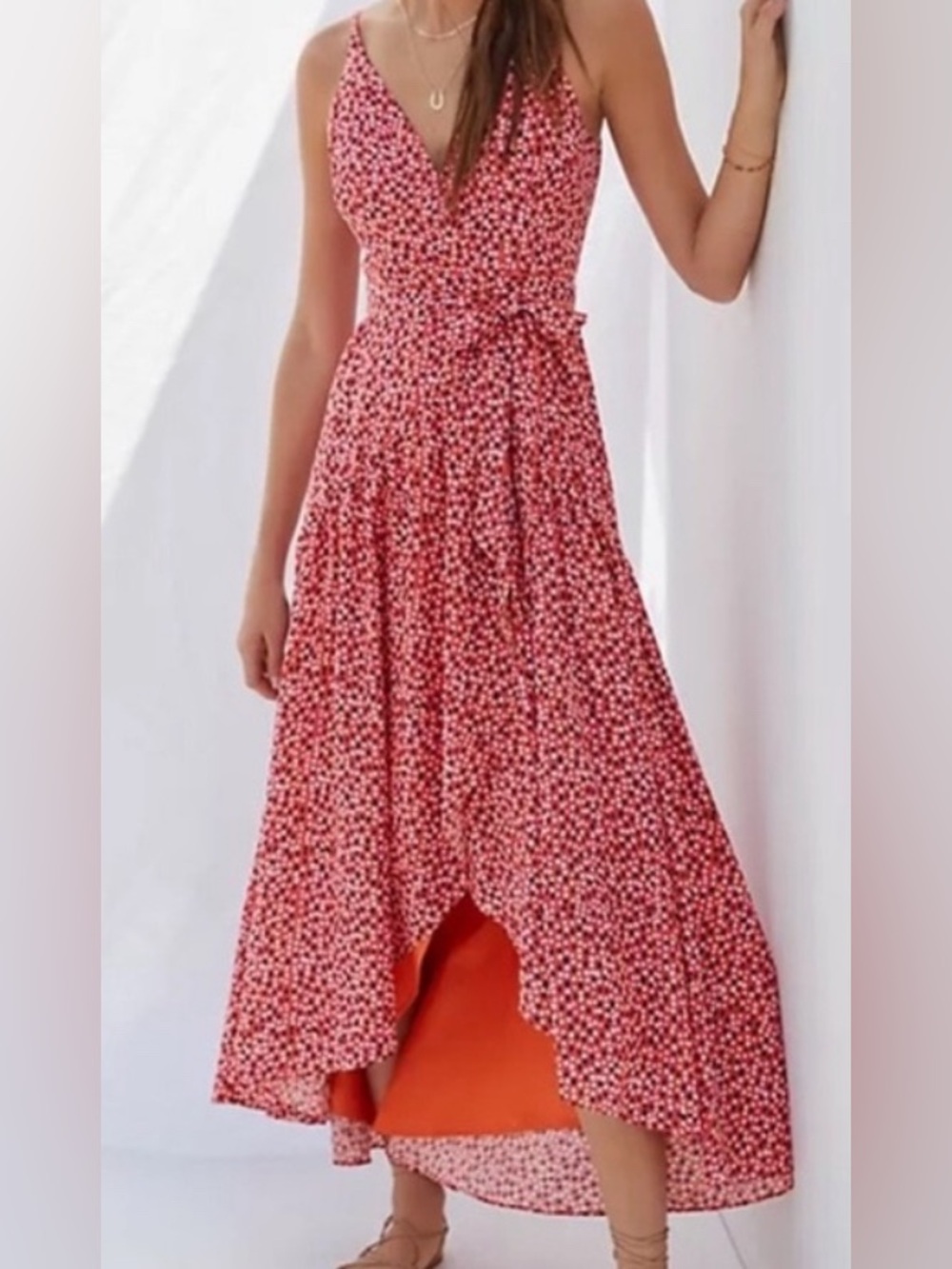 Anthropologie x Hutch Flutter Wrap Midi Dress Size XL